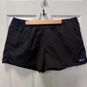 Patagonia Barely Baggie Women’s Shorts, Black, XL, 2.5” inseam